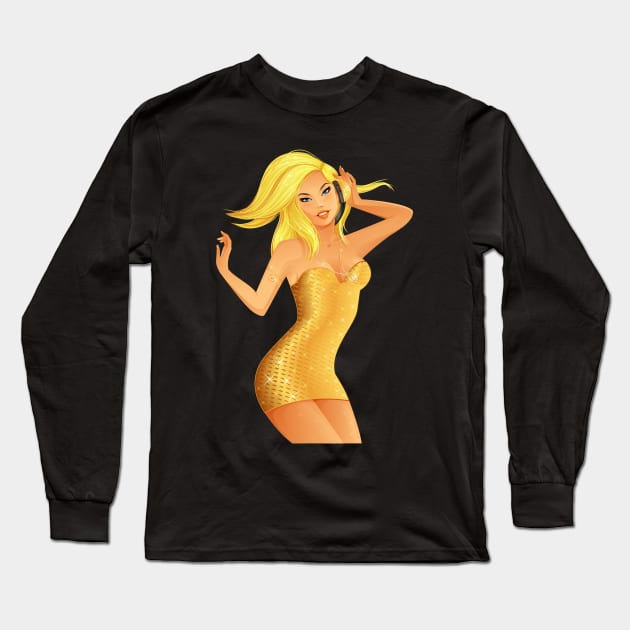 sexy Long Sleeve T-Shirt by dongila5